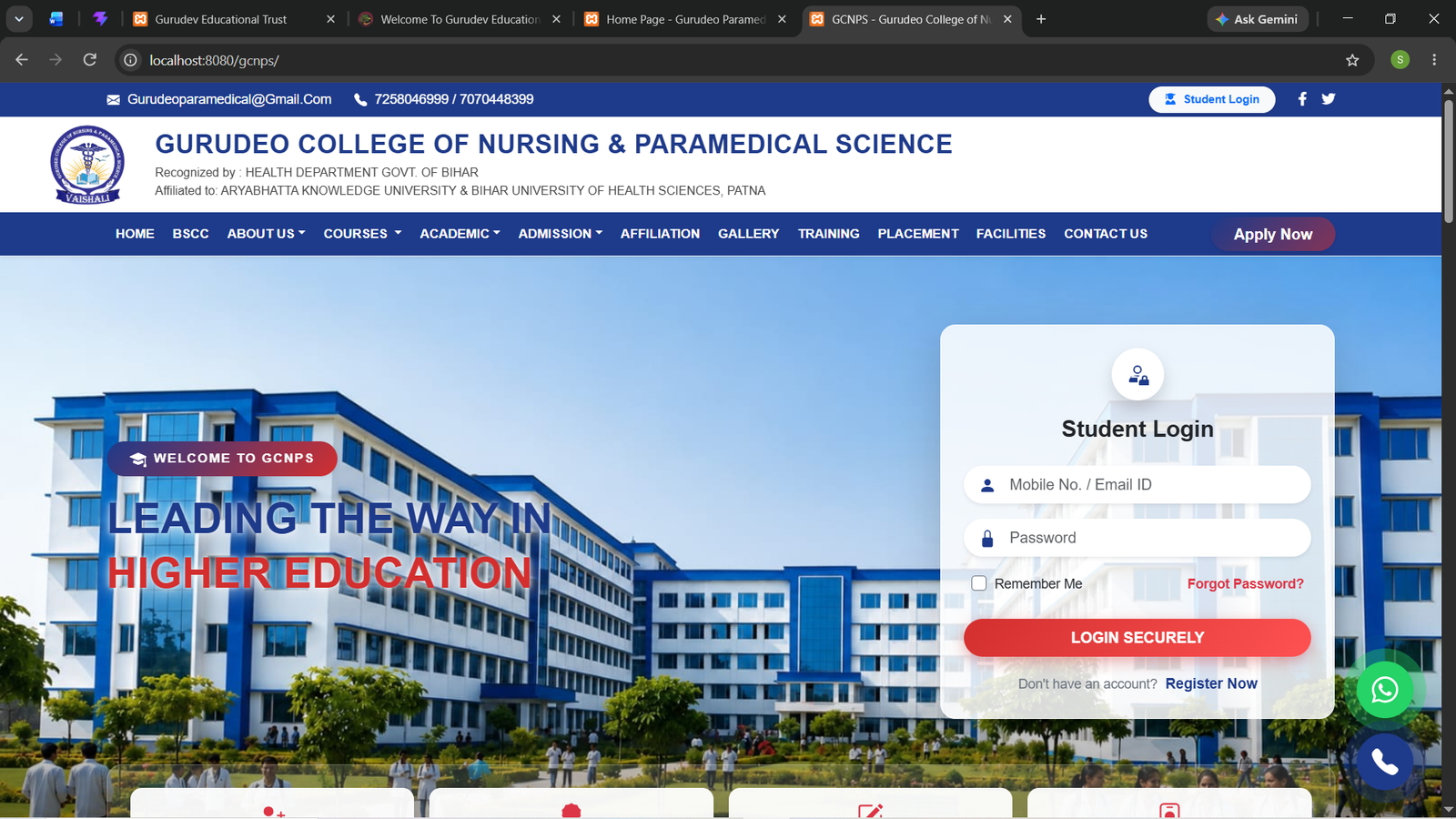 Gurudeo College of Nursing